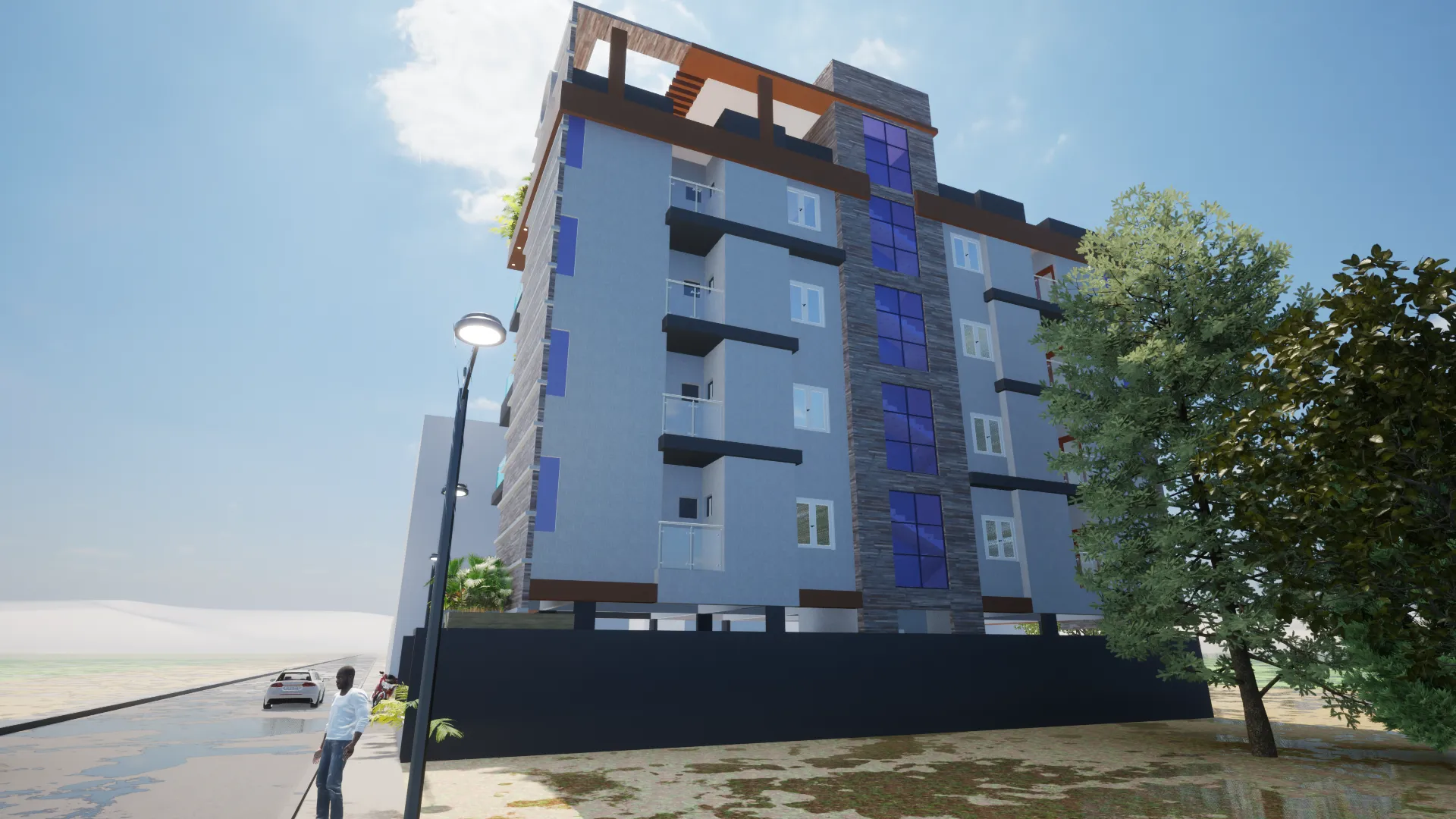 immeuble résidentiel R+4 sur 10x25m - Image 4